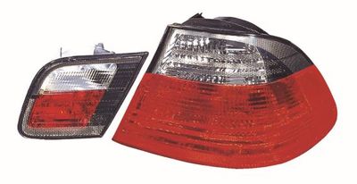 zestaw lamp tylnych BMW T/L+B/L.UNIT..ECE.SMOKE/RED  FIT FOR: BM.E46.2D.'98-'01. ABAKUS 444-1907F-UEVSR