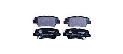 Bremžu uzliku kompl., Disku bremzes HELLA 8DB 355 014-571