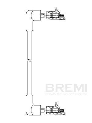 Augstsprieguma vads BREMI 627/60