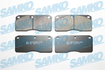 Комплект тормозных колодок, дисковый тормоз SAMKO 5SP1149