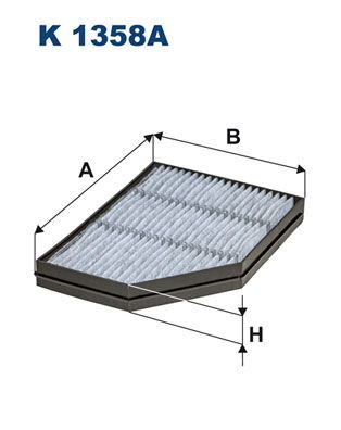 Filtrs, Salona telpas gaiss FILTRON K 1358A