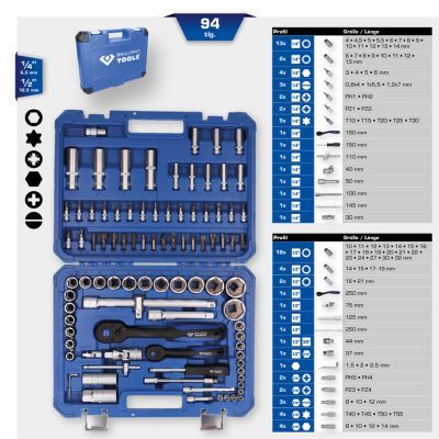 Muciņatslēgu komplekts KS TOOLS BT023094