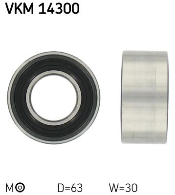 Натяжной ролик, ремень ГРМ SKF VKM 14300