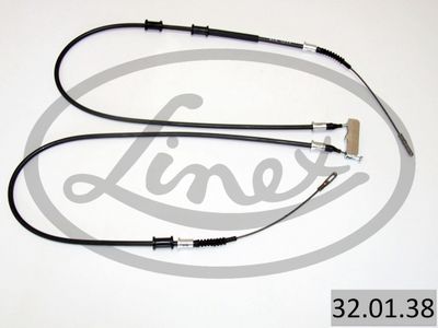 Тросик, cтояночный тормоз LINEX 32.01.38