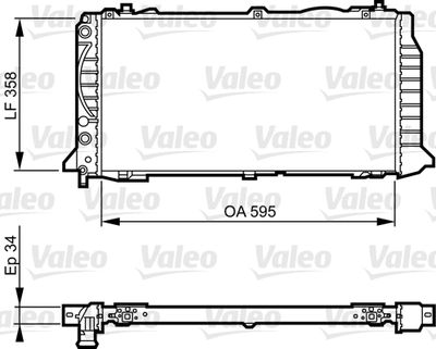 Radiators, Motora dzesēšanas sistēma VALEO 731501