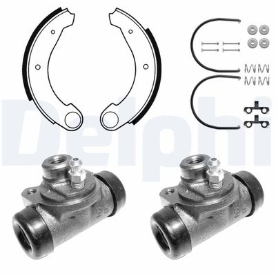 Комплект тормозных колодок DELPHI 639