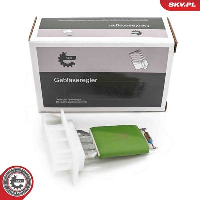 Rezistors, Salona ventilators ESEN SKV 95SKV081