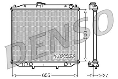 Radiators, Motora dzesēšanas sistēma DENSO DRM46020