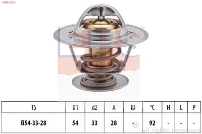 Termostats, Dzesēšanas šķidrums EPS 1.880.213S