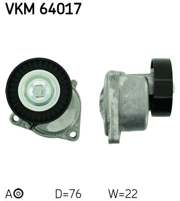 Siksnas spriegotājs, Ķīļsiksna SKF VKM 64017