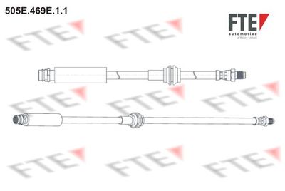 Bremžu šļūtene FTE 9240724