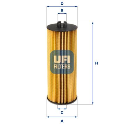 Eļļas filtrs UFI 25.036.00