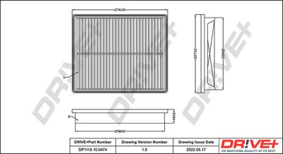 Воздушный фильтр Dr!ve+ DP1110.10.0474