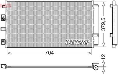 Kondensators, Gaisa kond. sistēma DENSO DCN10065