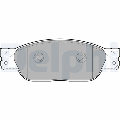 Bremžu uzliku kompl., Disku bremzes DELPHI LP2020