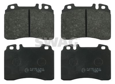 Bremžu uzliku kompl., Disku bremzes SWAG 10 91 6247