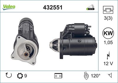 Starteris VALEO 432551