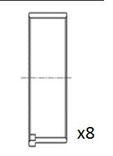 Шатунный подшипник FAI AutoParts BB2085-STD