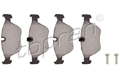 Bremžu uzliku kompl., Disku bremzes TOPRAN 500 379