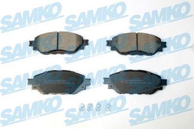 Комплект тормозных колодок, дисковый тормоз SAMKO 5SP1999