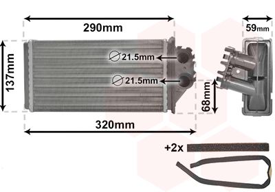 Siltummainis, Salona apsilde VAN WEZEL 40006228