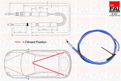 Trose, Stāvbremžu sistēma FAI AutoParts FBC0013