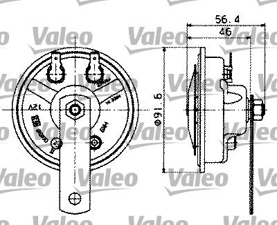 Skaņas signāls VALEO 479165