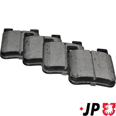 Комплект тормозных колодок, дисковый тормоз JP GROUP 1363702410