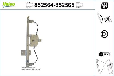 Стеклоподъемник VALEO 852564