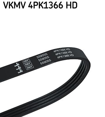 Ķīļrievu siksna SKF VKMV 4PK1366 HD