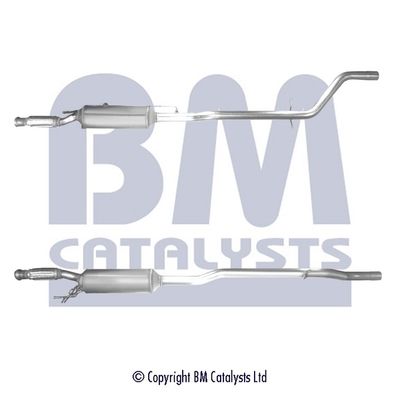 Сажевый / частичный фильтр, система выхлопа ОГ BM CATALYSTS BM11274HP