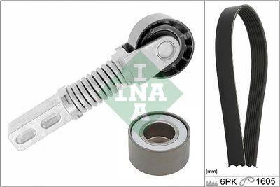 Ķīļrievu siksnu komplekts Schaeffler INA 529 0464 10