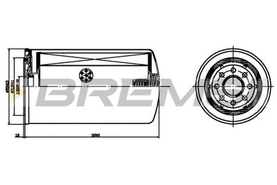 Масляный фильтр BREMSI FL1463