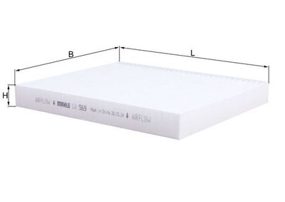 Фильтр, воздух во внутренном пространстве KNECHT LA 569