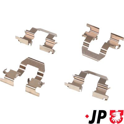 Piederumu komplekts, Disku bremžu uzlikas JP GROUP 4864003410