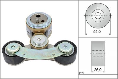 Siksnas spriegotājs, Ķīļsiksna Schaeffler INA 534 0826 10