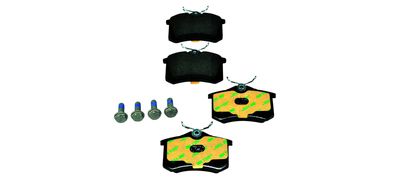 Комплект тормозных колодок, дисковый тормоз HELLA 8DB 355 017-711