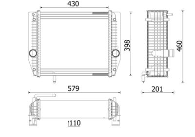 Radiators, Motora dzesēšanas sistēma MAHLE CR 2704 000P