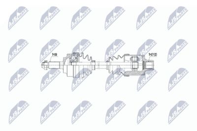 Приводной вал NTY NPW-HD-032