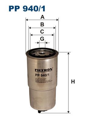 Degvielas filtrs FILTRON PP 940/1