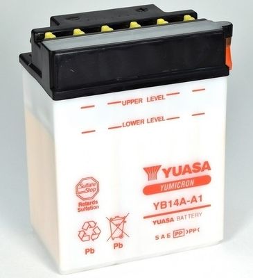Startera akumulatoru baterija YUASA YB14A-A1
