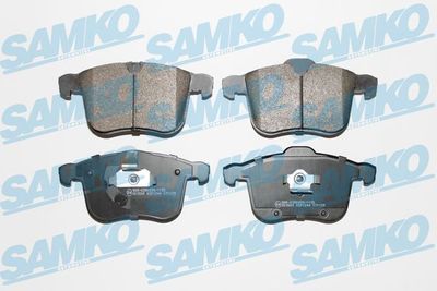 Комплект тормозных колодок, дисковый тормоз SAMKO 5SP1244