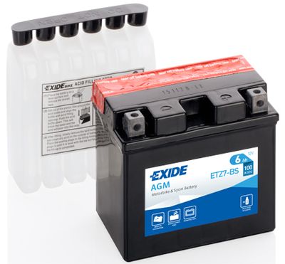 Стартерная аккумуляторная батарея EXIDE ETZ7-BS