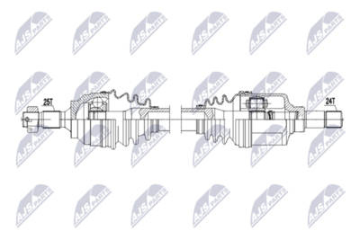 Piedziņas vārpsta NTY NPW-CT-166