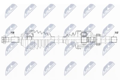 Приводной вал NTY NPW-CT-129