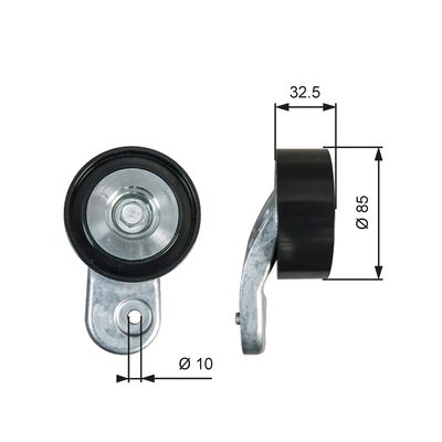 Parazīt-/Vadrullītis, Ķīļrievu siksna GATES T36643