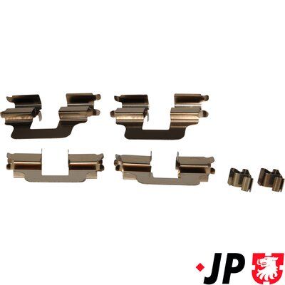 Комплектующие, колодки дискового тормоза JP GROUP 1263650710