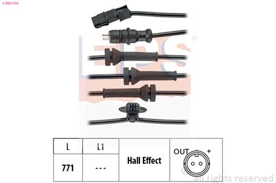 Devējs, Riteņu griešanās ātrums EPS 1.960.156