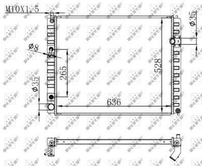 Radiators, Motora dzesēšanas sistēma NRF 59147