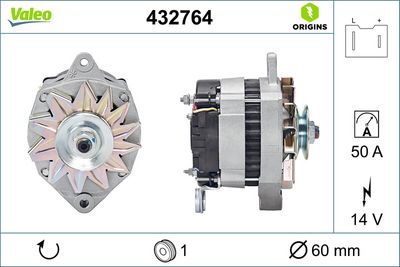 Генератор VALEO 432764